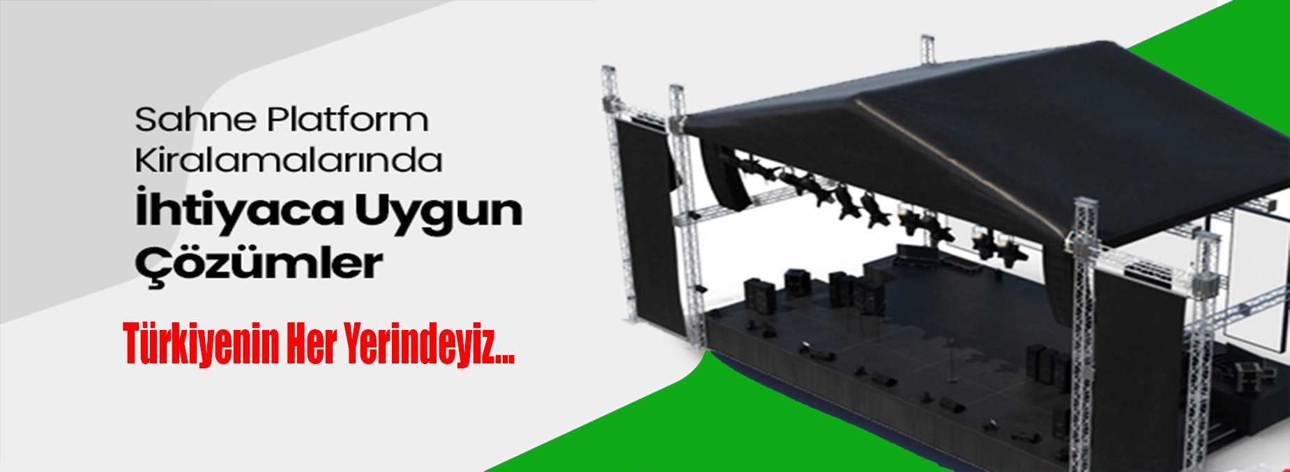 Günlük kiralık ses sistemi kiralama 449 TL den başlayan fiyatlarla..